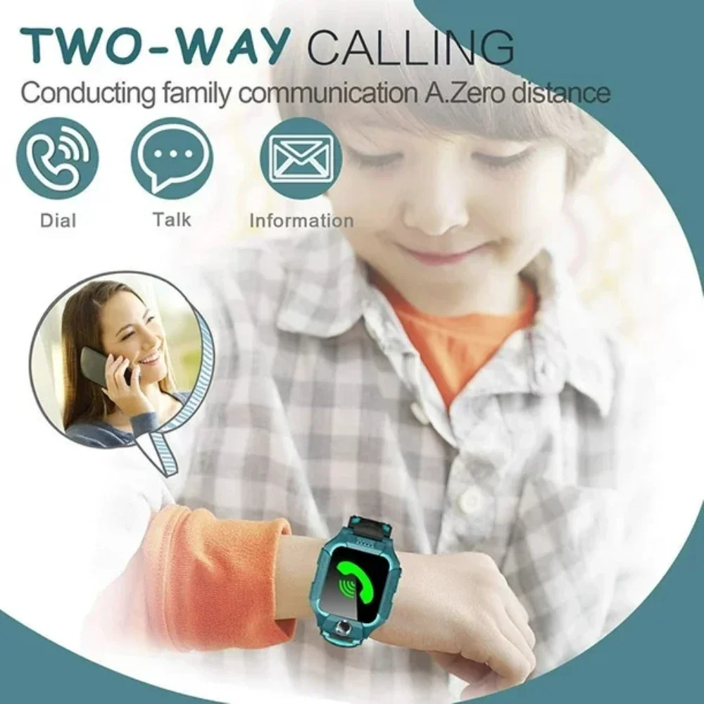 New Kids 2G Smart Watch SOS LBS Tracker Location For Children SmartWatch Camera IP67 Waterproof Learning Toy 2 Way Communication - Image 2